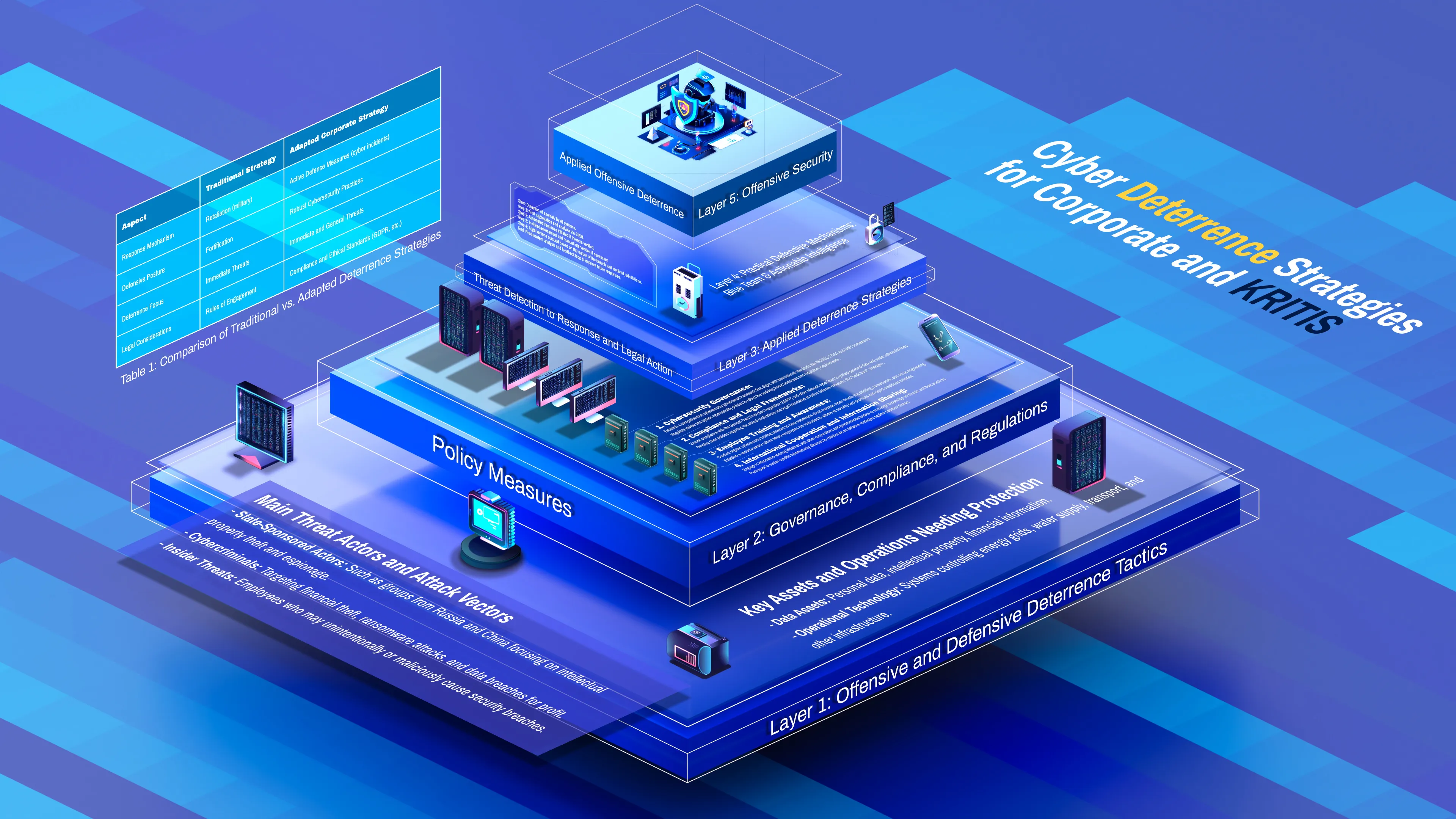 Combined Cyber-Deterrence Modell