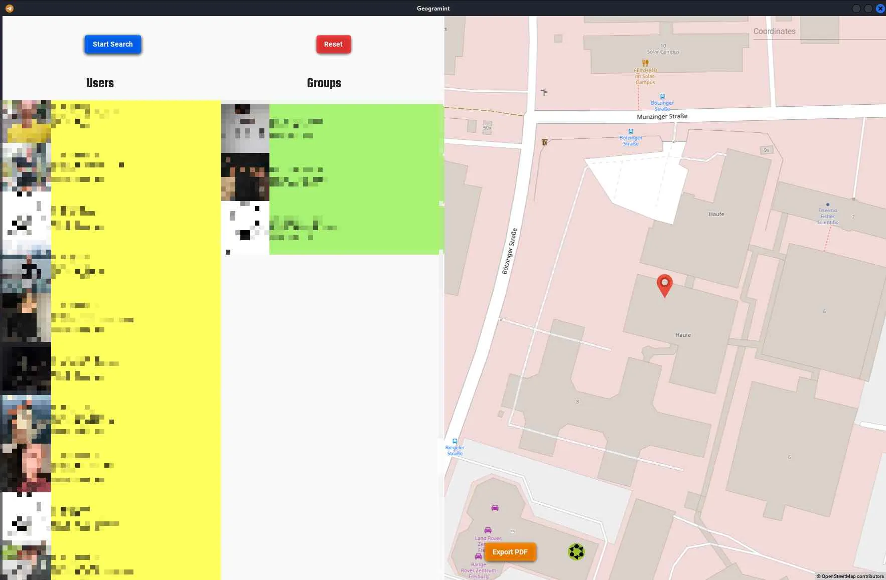 Geomint Telegram OSINT Geolocation